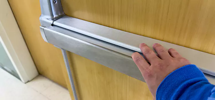Installing a Push Bar on a Door Newington